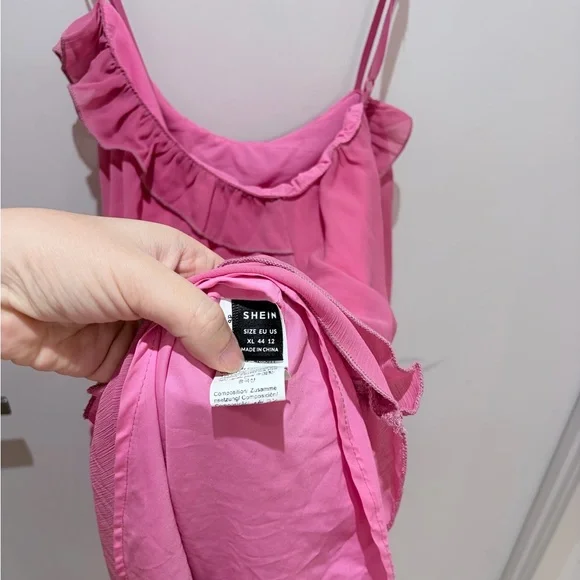 SHEIN Pink Ruffle Dress - Picture 3 of 3